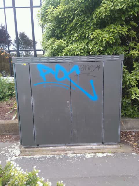 Graffiti, a report photo