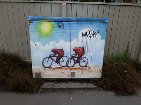 Graffiti, a report photo