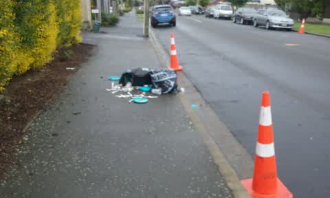 Rubbish/Recycling, a report photo