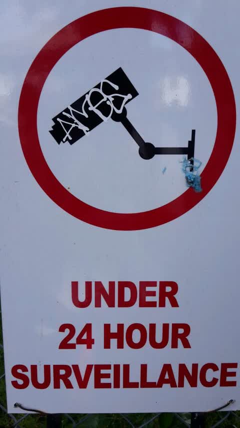 Graffiti, a report photo