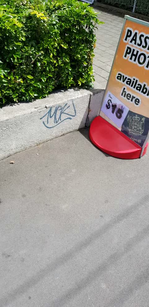 Graffiti, a report photo