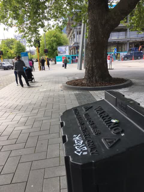 Graffiti, a report photo