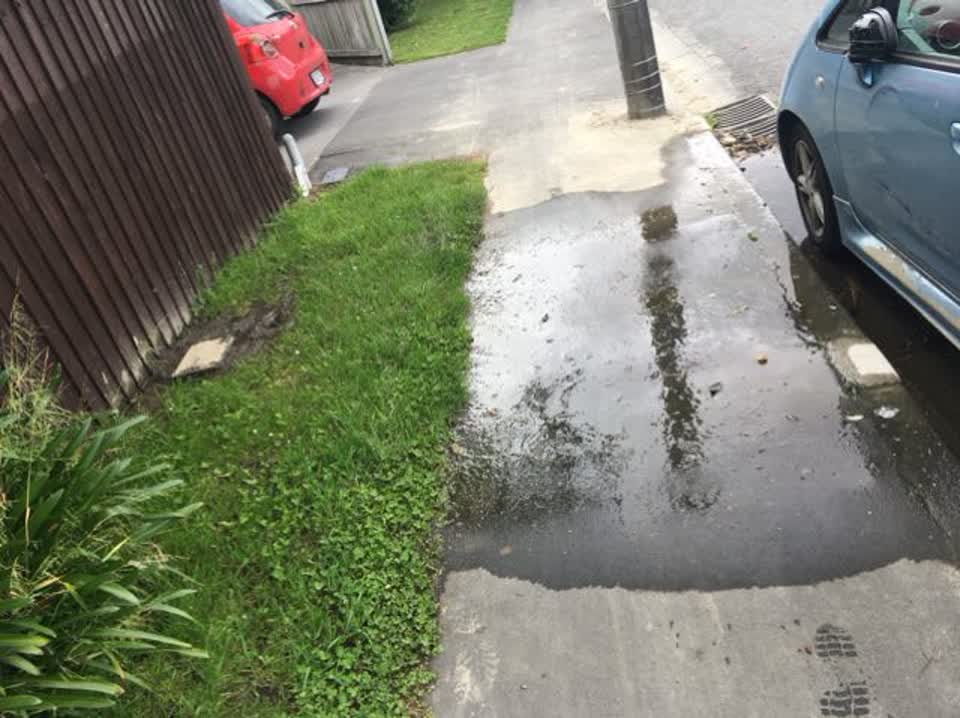 The photograph attached to this water supply report