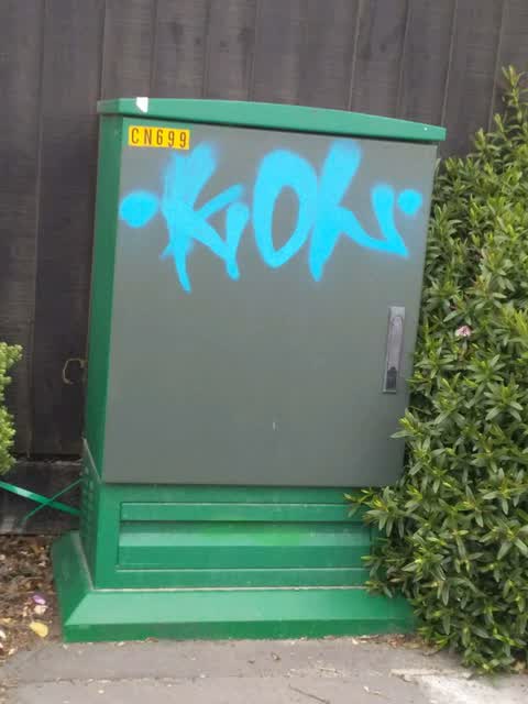 Graffiti, a report photo