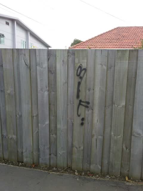 Graffiti, a report photo