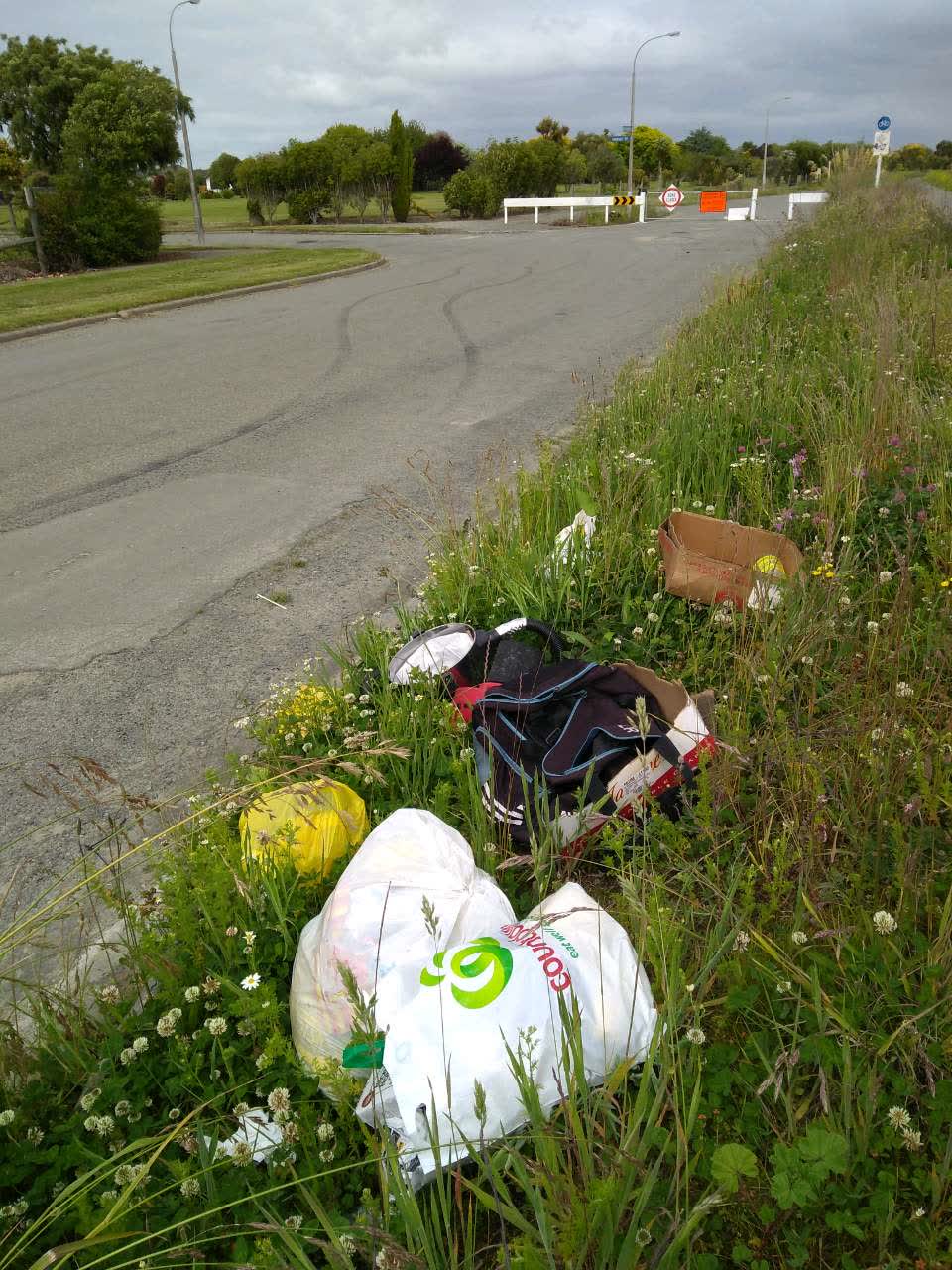The photograph attached to this rubbish/recycling report