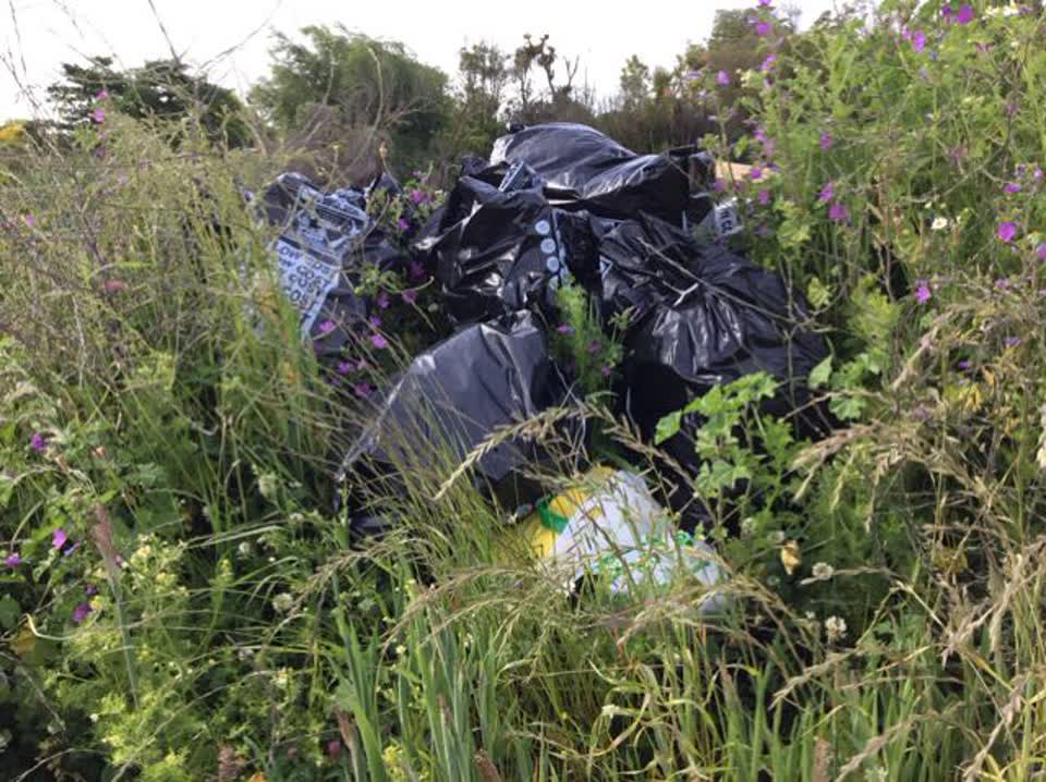 The photograph attached to this rubbish/recycling report