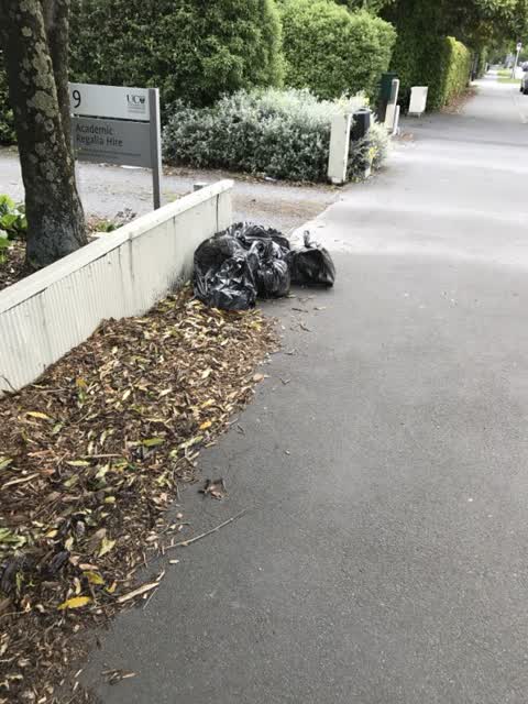 Rubbish/Recycling, a report photo