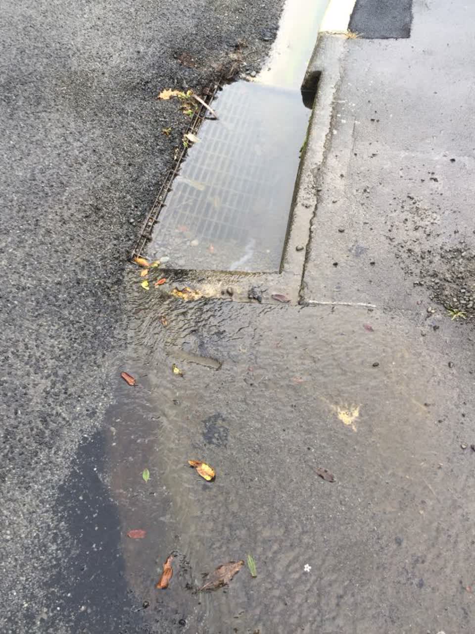 The photograph attached to this wastewater/stormwater report