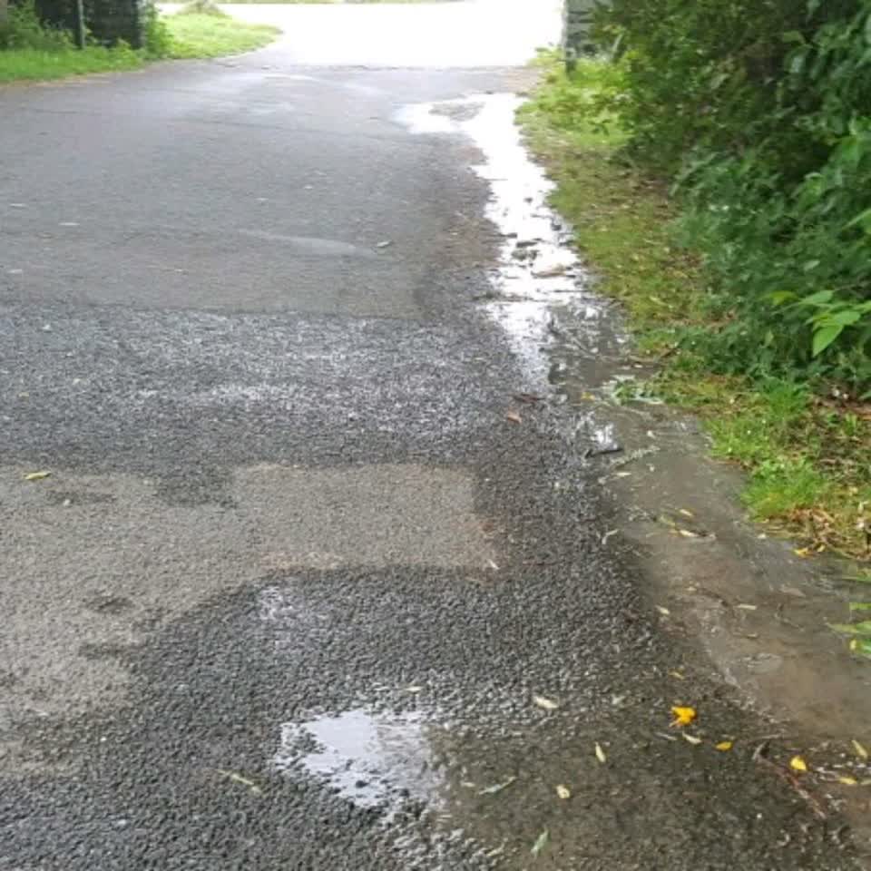 The photograph attached to this wastewater/stormwater report
