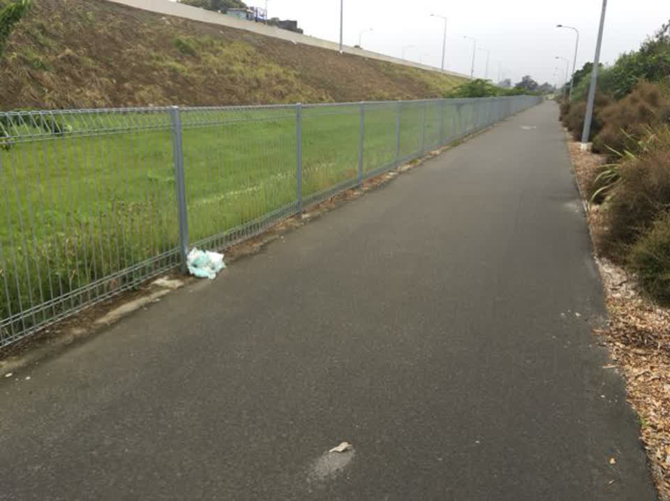 The photograph attached to this rubbish/recycling report
