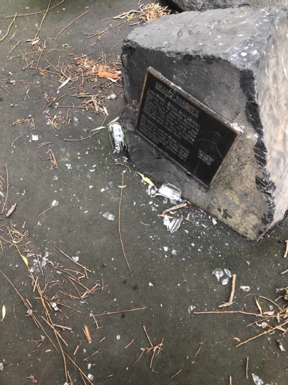The photograph attached to this rubbish/recycling report