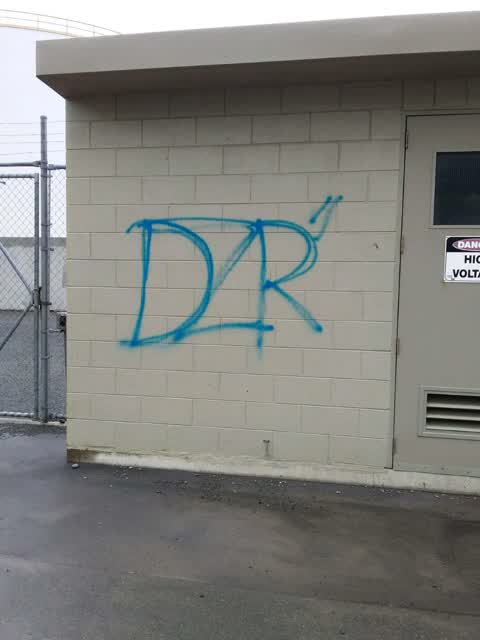 Graffiti, a report photo