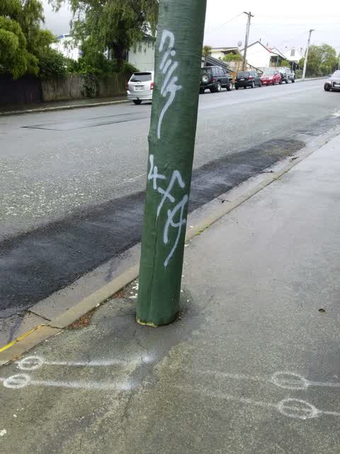 Graffiti, a report photo