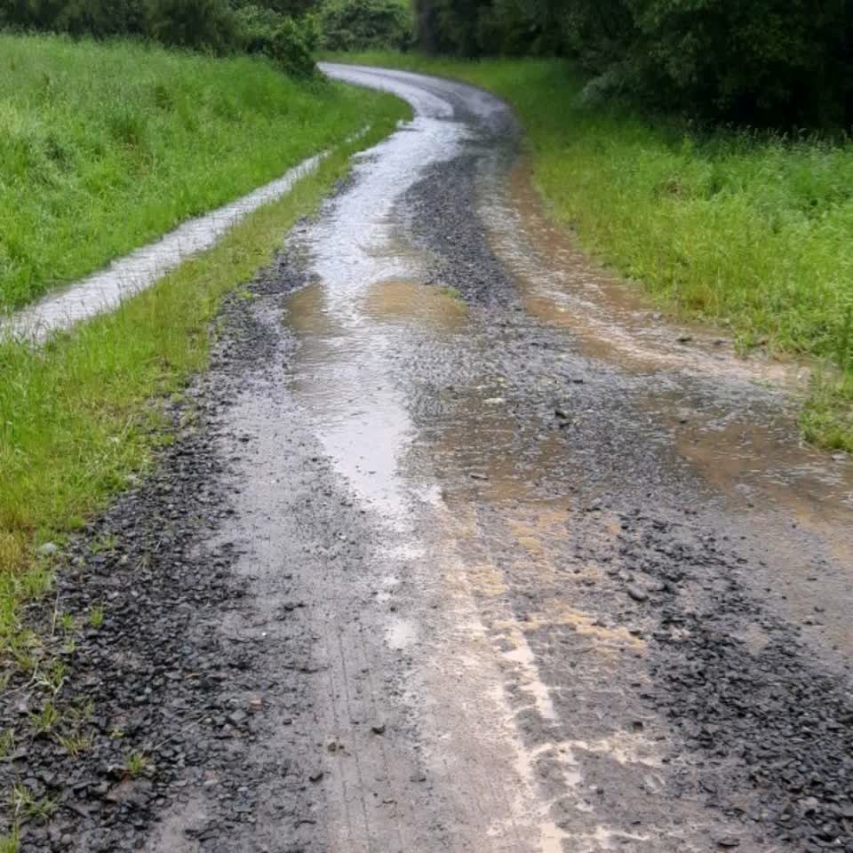 The photograph attached to this flooding report