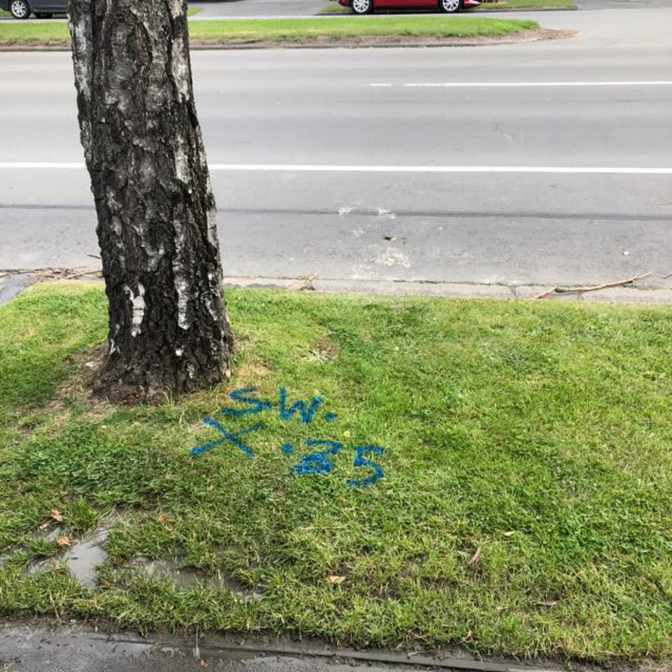 The photograph attached to this wastewater/stormwater report