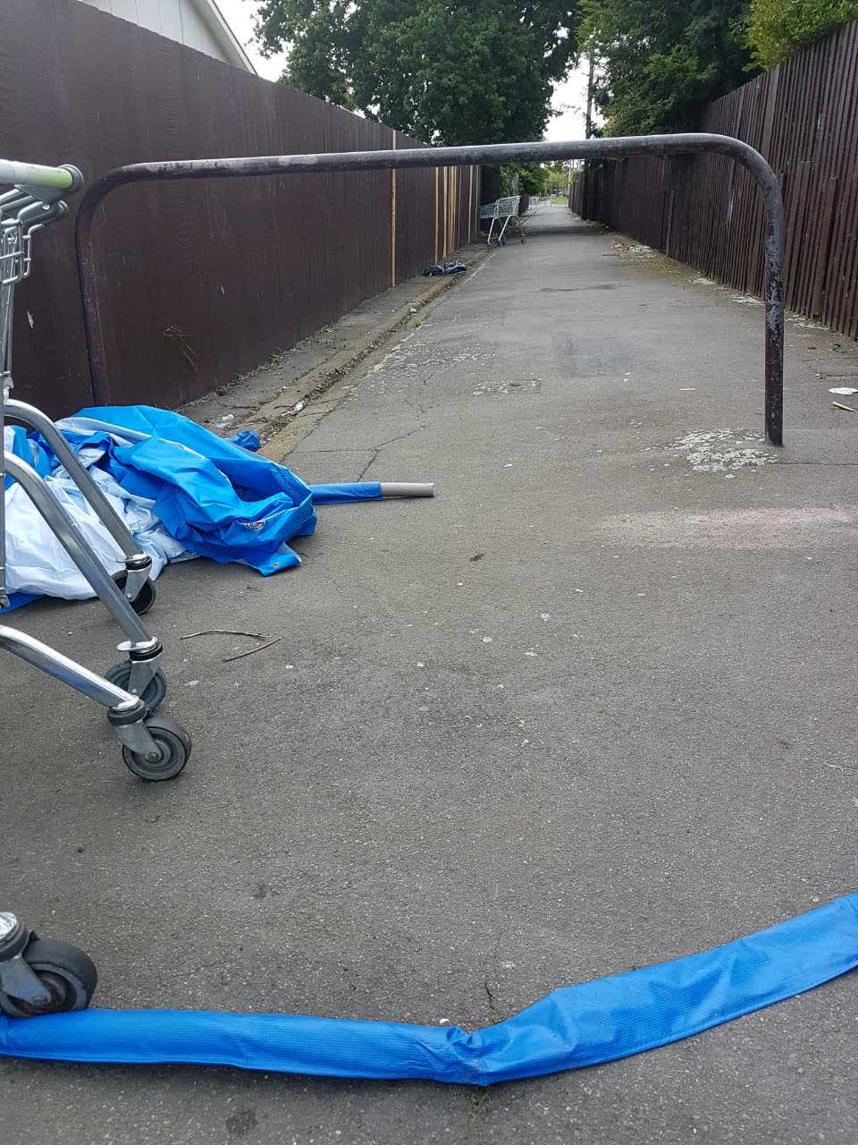 The photograph attached to this rubbish/recycling report