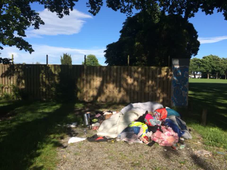The photograph attached to this parks report