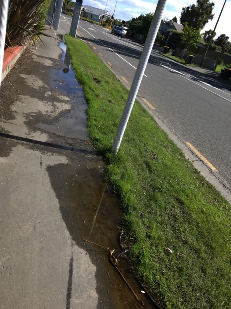The photograph attached to this water supply report