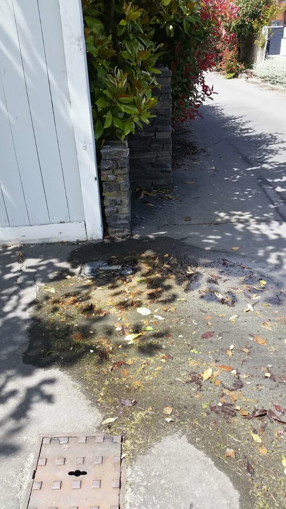 The photograph attached to this water supply report