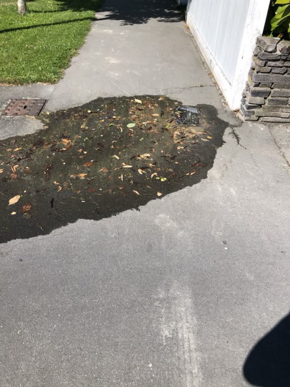 The photograph attached to this water supply report