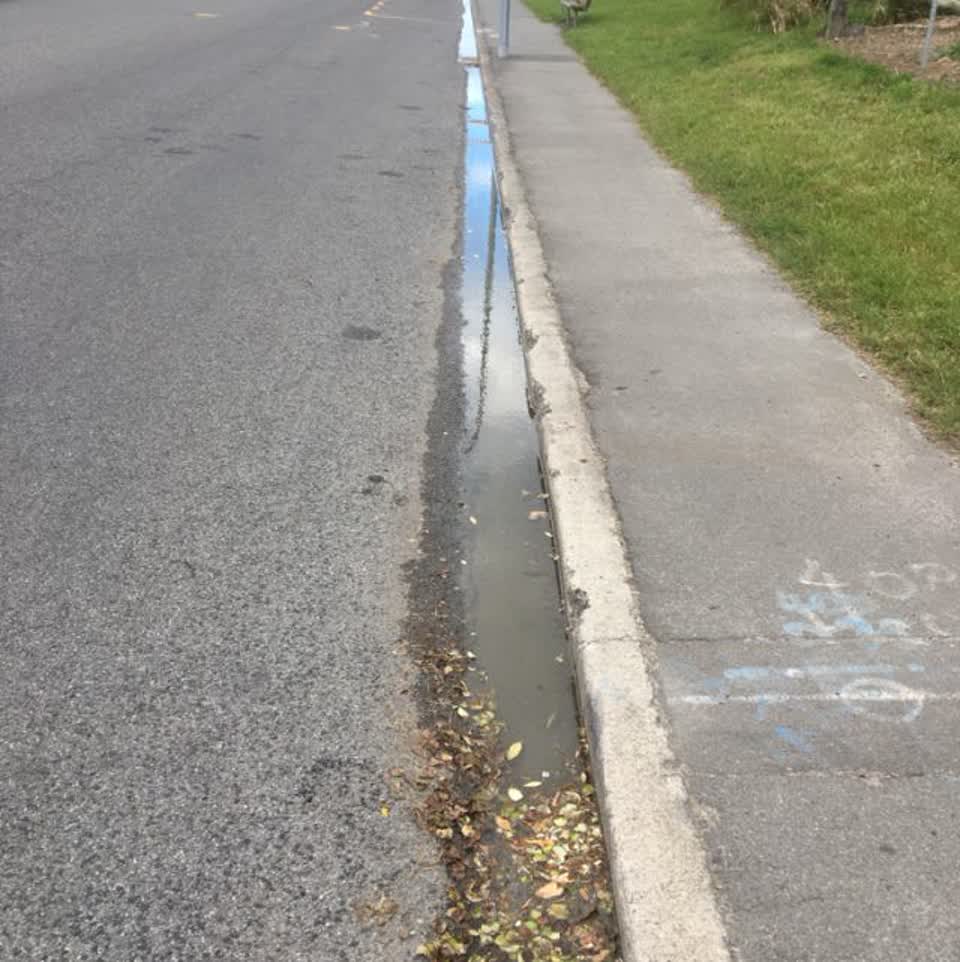 The photograph attached to this water supply report