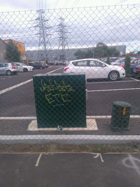 Graffiti, a report photo