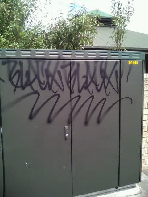 Graffiti, a report photo