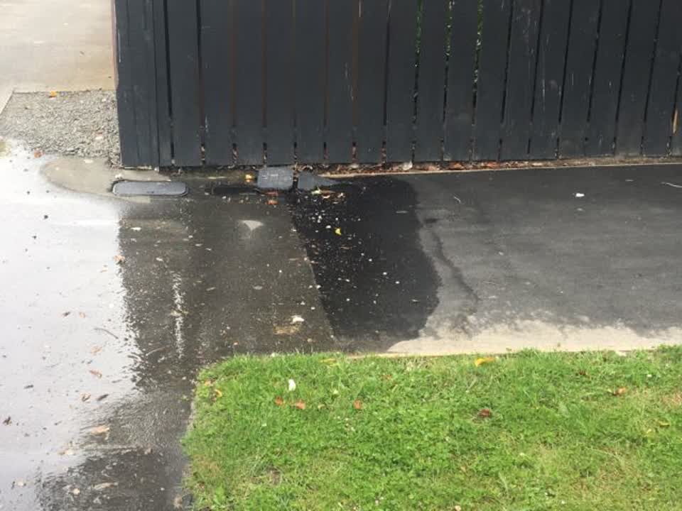The photograph attached to this water supply report