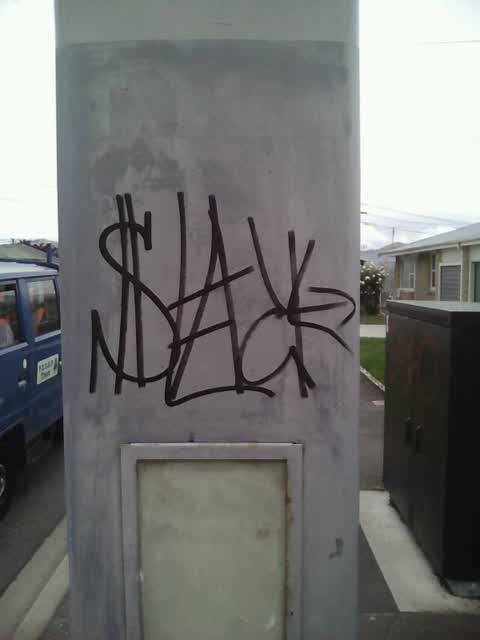 Graffiti, a report photo