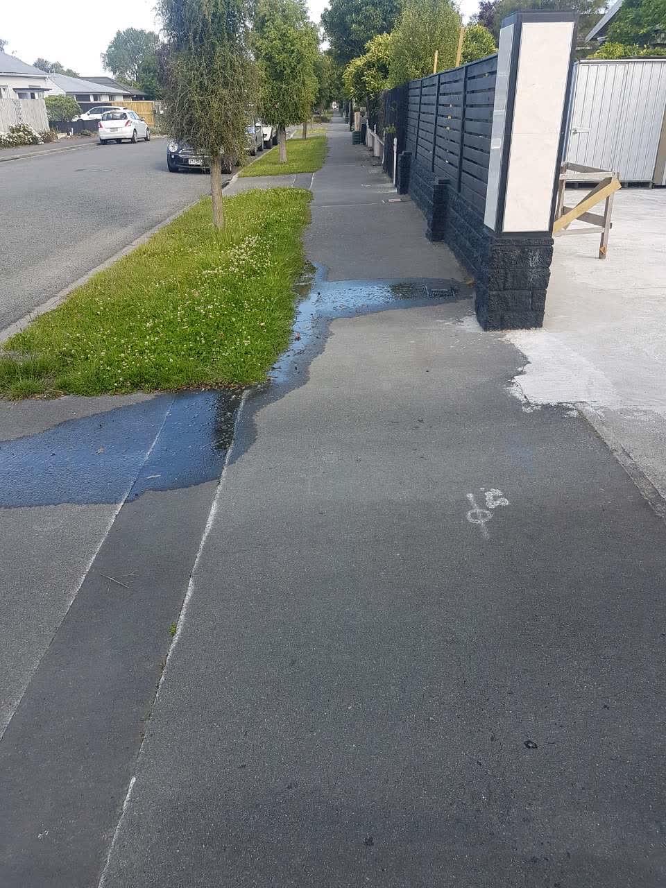 The photograph attached to this water supply report
