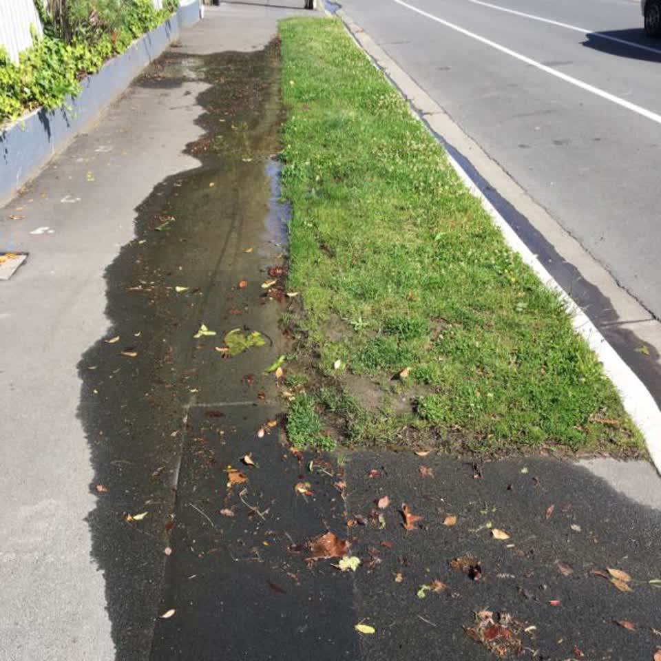 The photograph attached to this water supply report