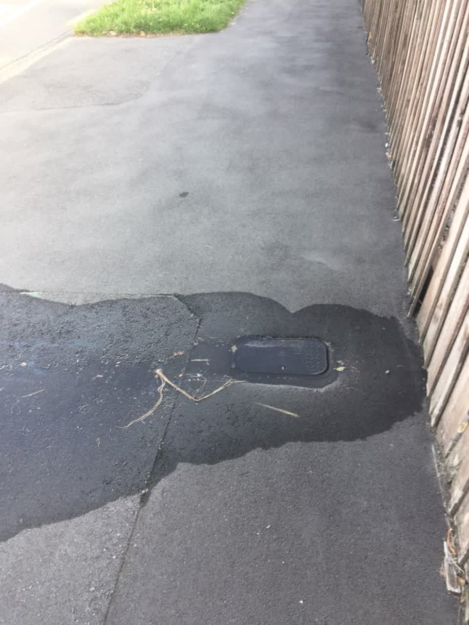 The photograph attached to this water supply report