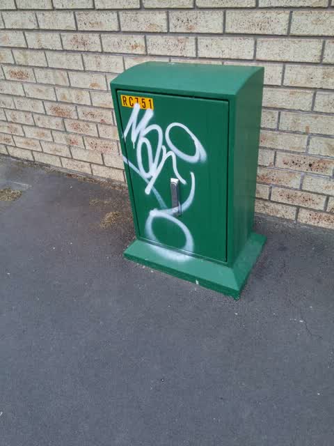 Graffiti, a report photo