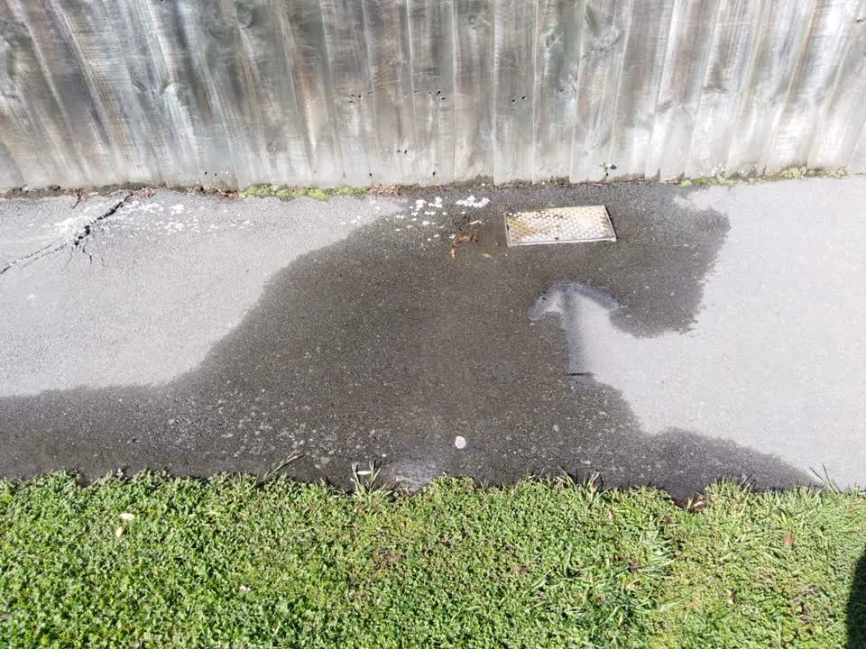 The photograph attached to this water supply report