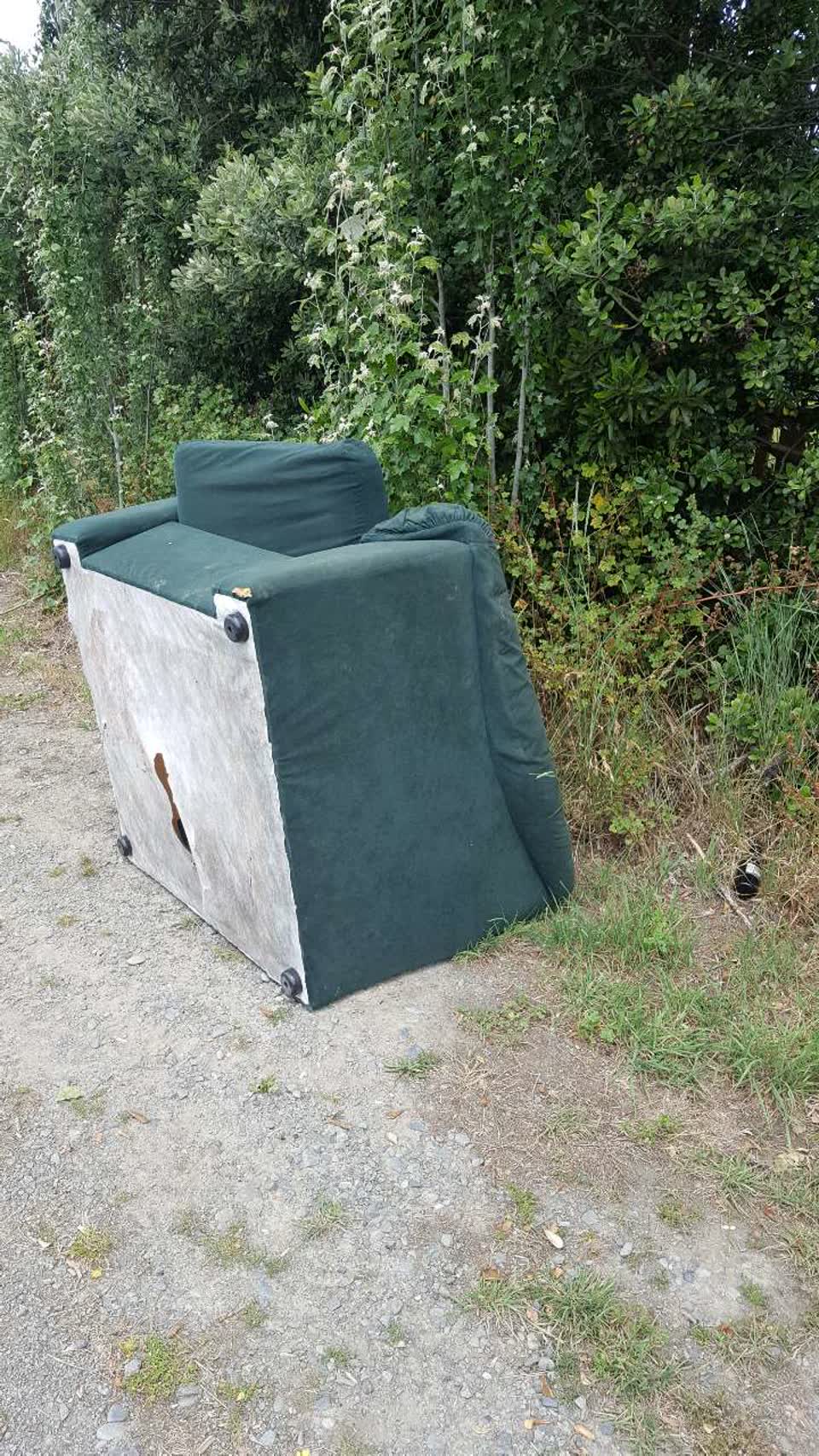 The photograph attached to this rubbish/recycling report