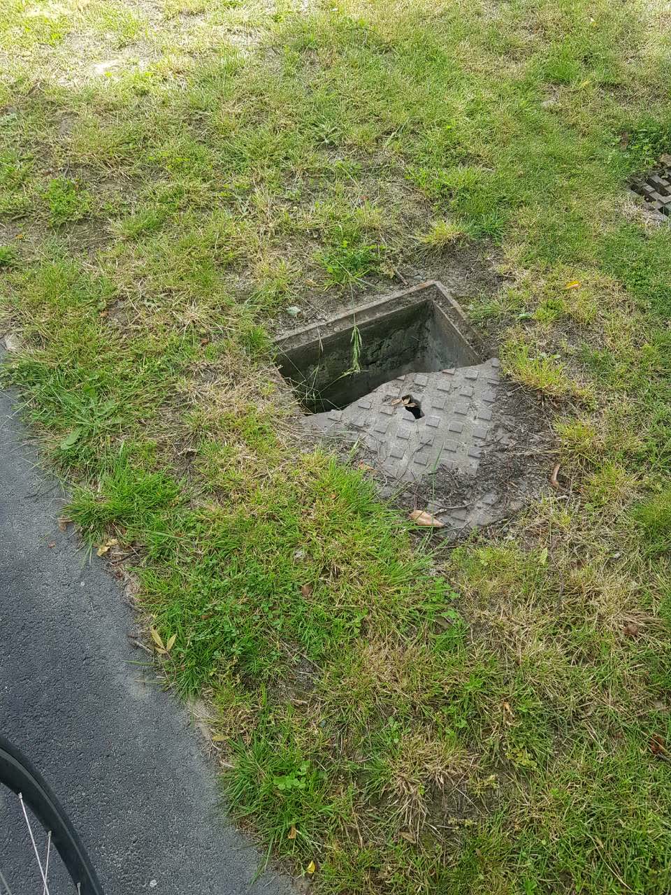 The photograph attached to this wastewater/stormwater report