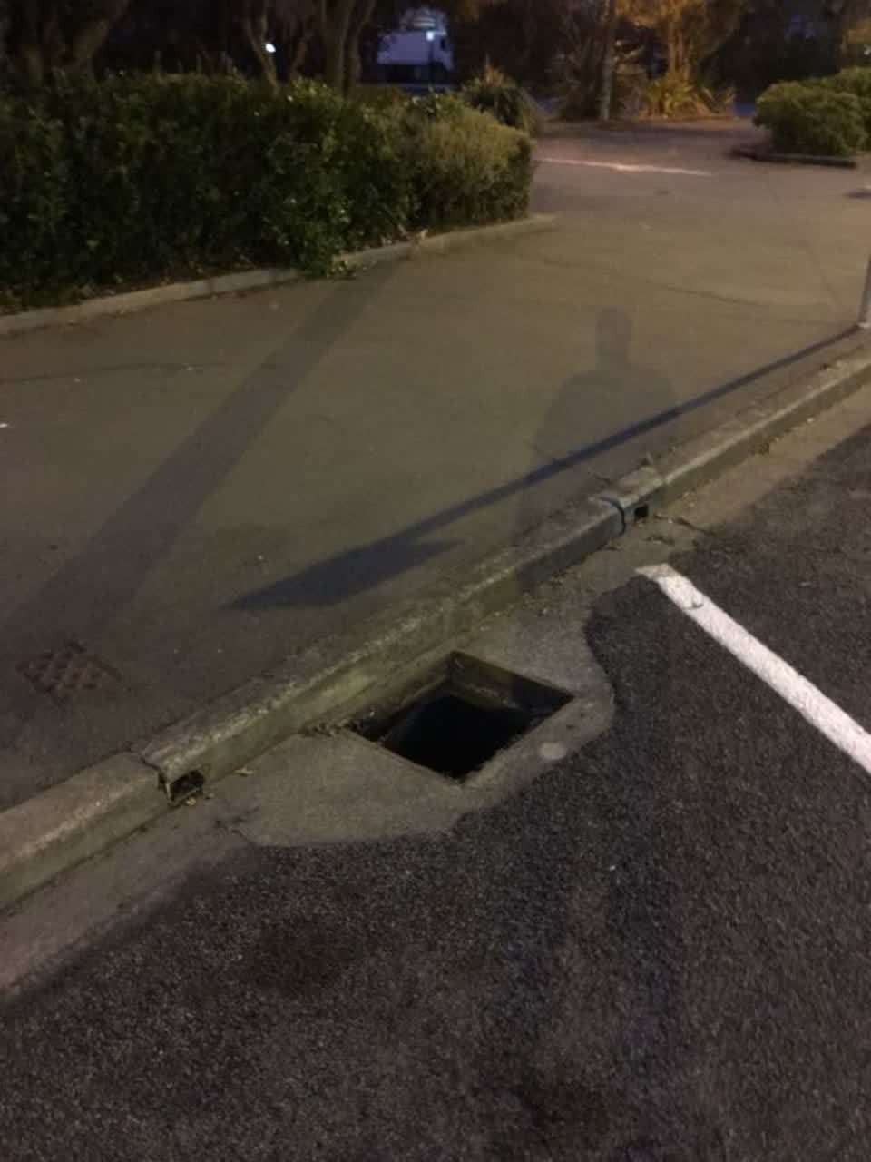 The photograph attached to this wastewater/stormwater report