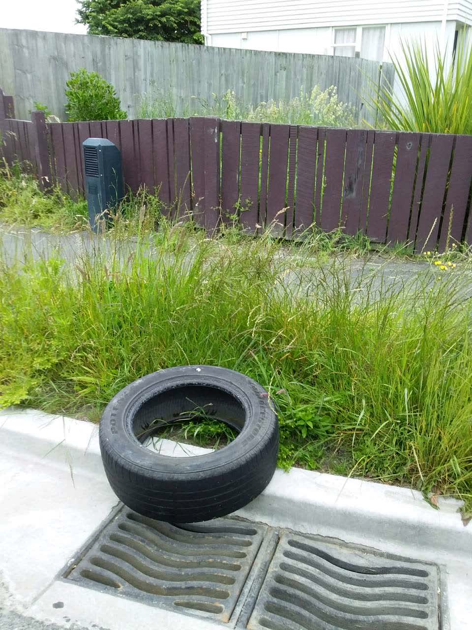 The photograph attached to this rubbish/recycling report