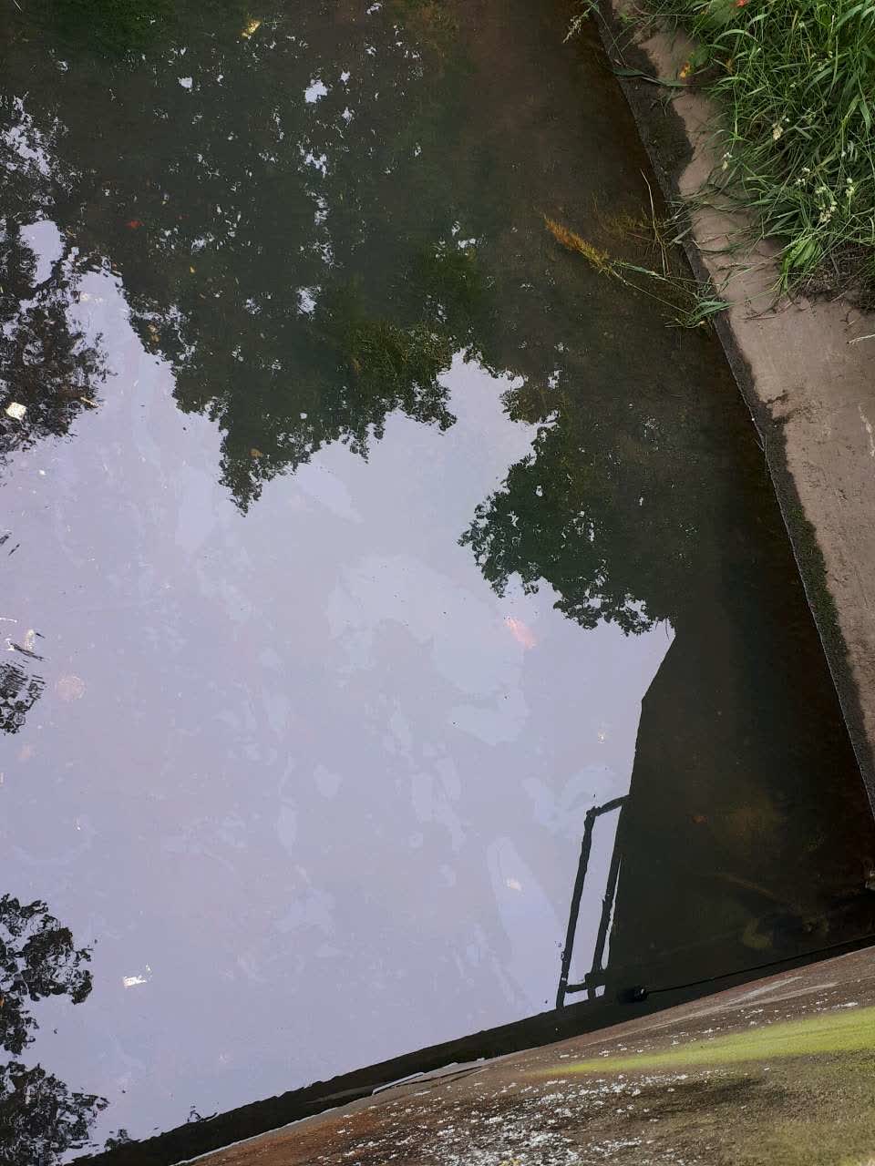 The photograph attached to this wastewater/stormwater report