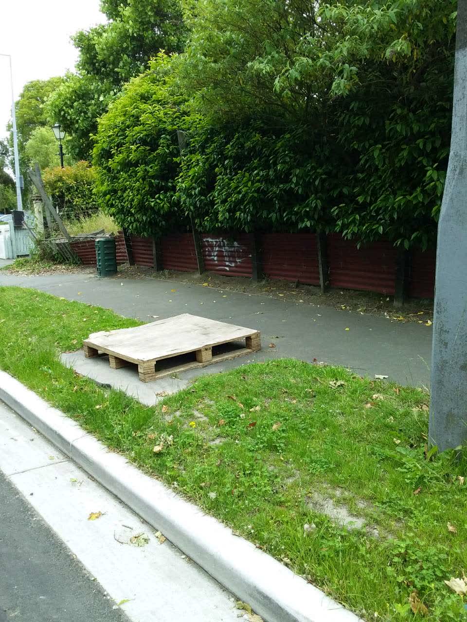 The photograph attached to this rubbish/recycling report