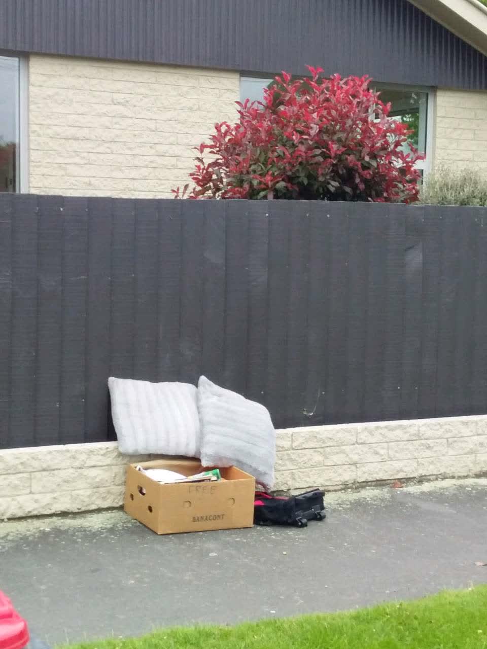 The photograph attached to this rubbish/recycling report
