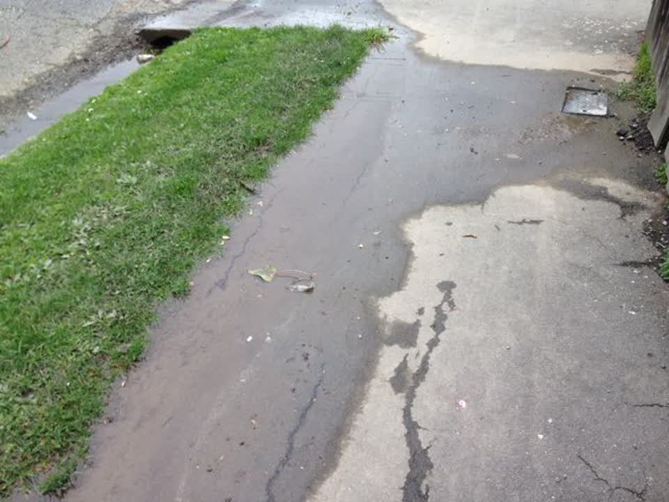 The photograph attached to this wastewater/stormwater report