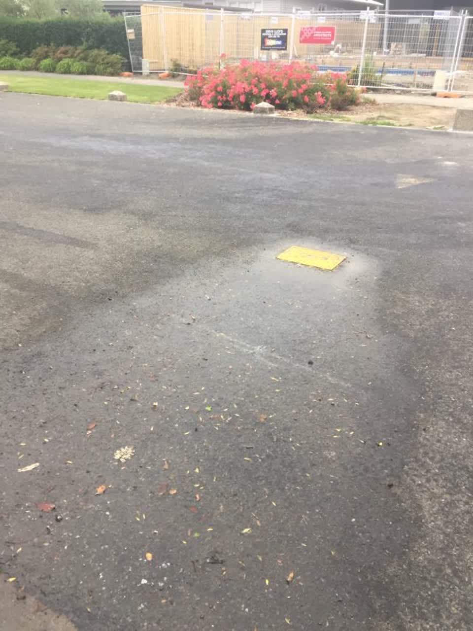 The photograph attached to this water supply report