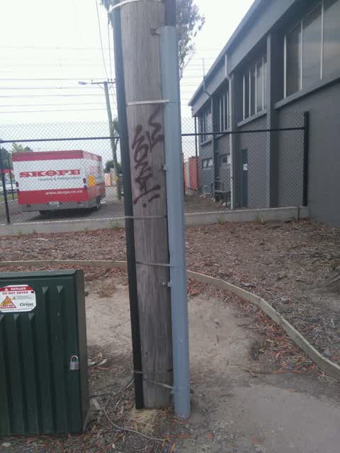 Graffiti, a report photo