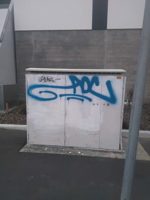 Graffiti, a report photo