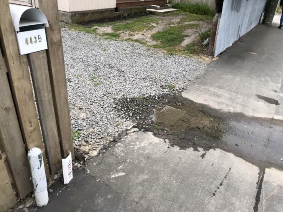 The photograph attached to this water supply report