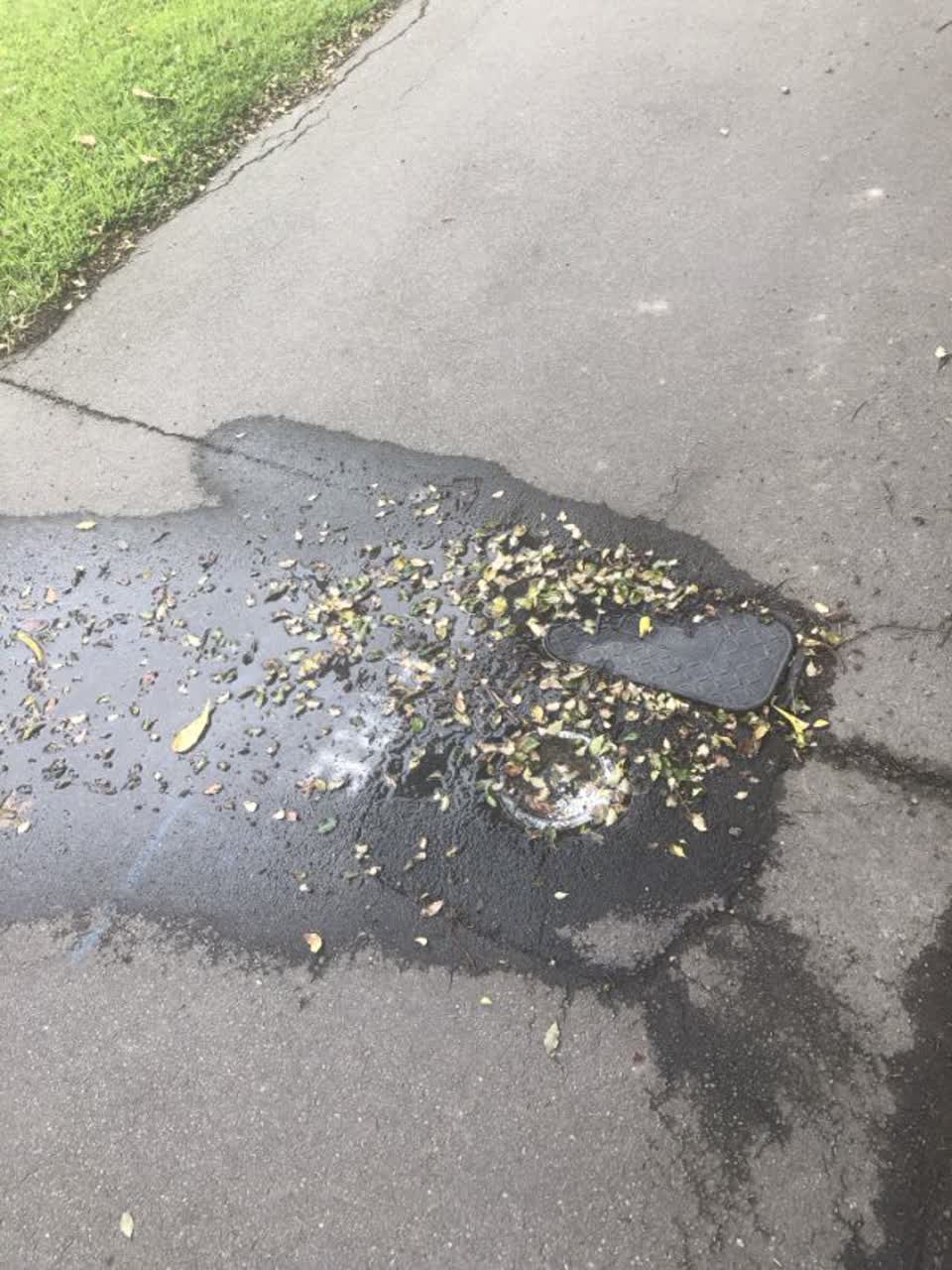 The photograph attached to this water supply report