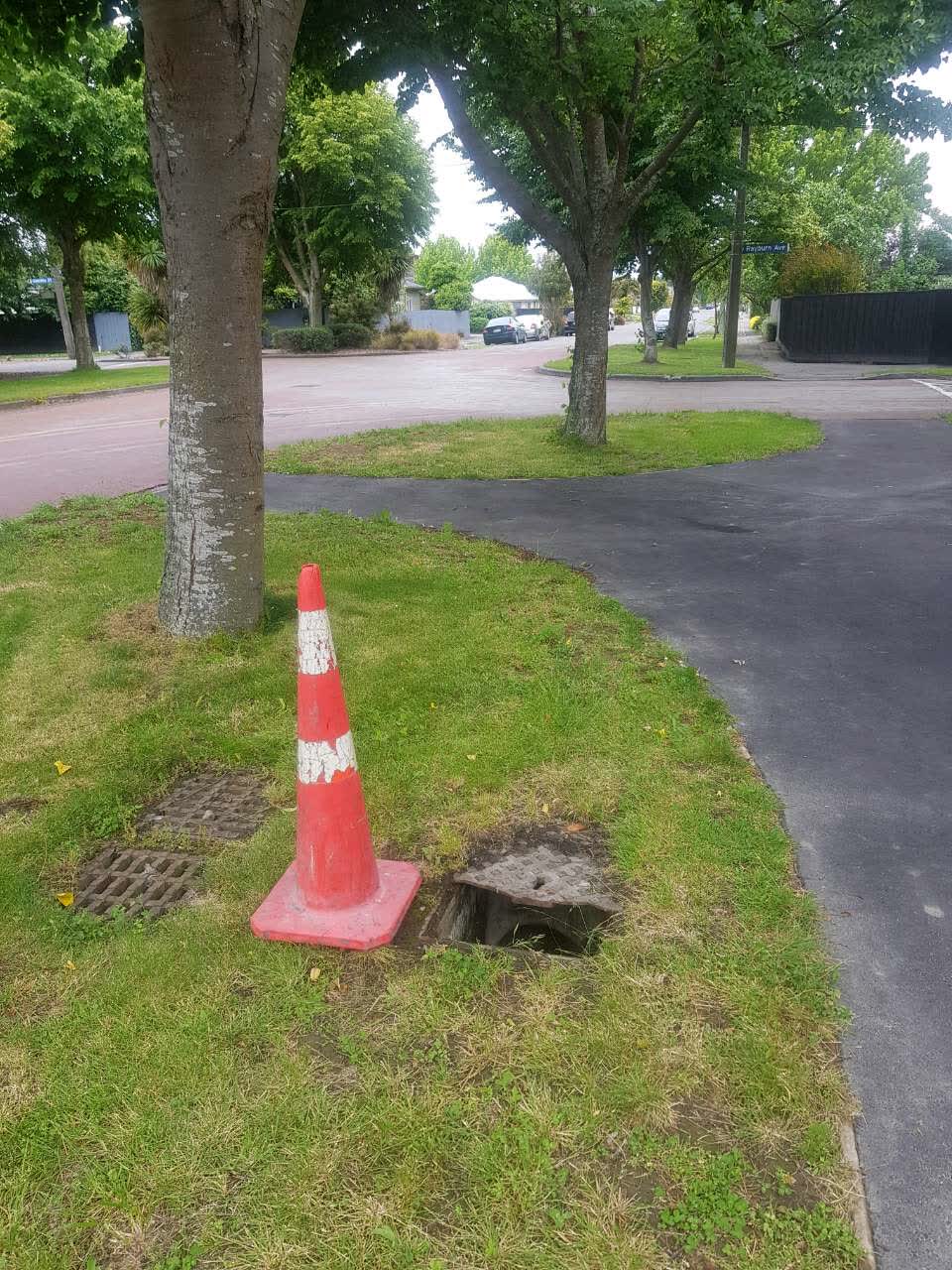 The photograph attached to this wastewater/stormwater report