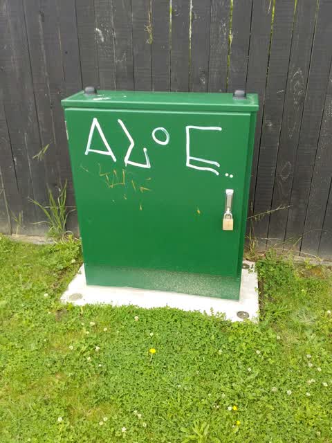 Graffiti, a report photo